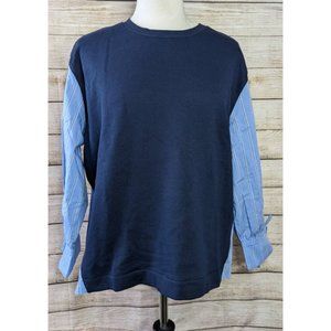 New Free Assembly Mixed Terry Blousant‎ Shirt Size Large